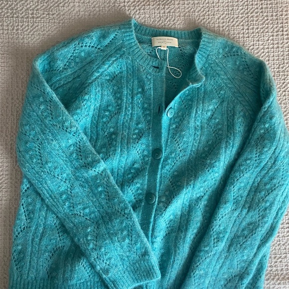 Women's Blue Sezane Sweater - Picture 4 of 5